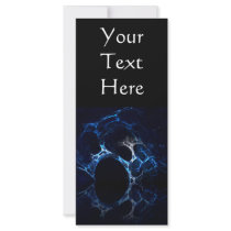 Moonlit Blue, Cave Mouth Reflection. Customizable rack cards by PsyborgAli Moonlit Blue, Cave Mouth Reflection. Customizable rack cards