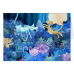 Moonlit cats and kittens Moonlit cats and kittens