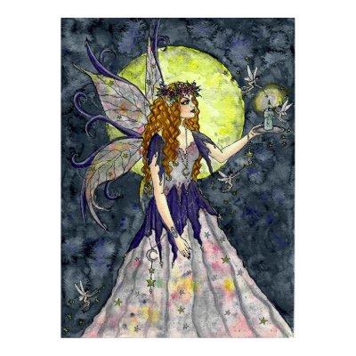 Moonlit Faeries - PRINT by inthemist