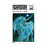 Moonlit Glade ~ Unicorn Stamps