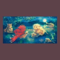 Moonlit Meadow posters