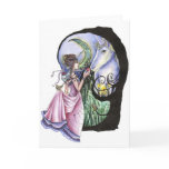 Moonlit Meeting Greeting Card