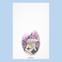 Moonlit Mermaid Stationery stationery