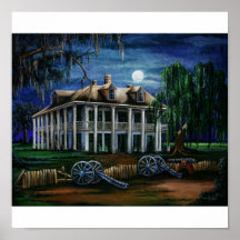 Moonlit Plantation Posters