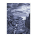 Moonlit Rocks Postcard