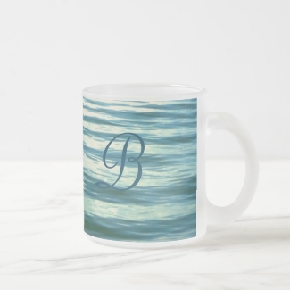 Moonlit Sea Monogrammed