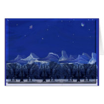 Moonlit Snowy Night cards by CloudDancer7 Moonlit Snowy Night cards