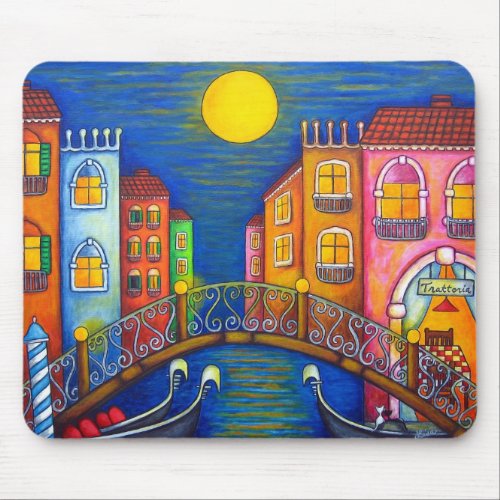 Moonlit Venice Mouse Pad zazzle_mousepad