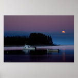 Moonrise, Cook's Cove, Guysborough County, N.S. posters