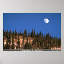 Moonrise, Dawson City, Yukon Territory Poster