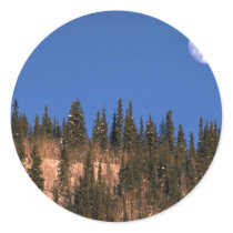 Moonrise, Dawson City, Yukon Territory Sticker