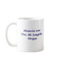 Moonrise over Mnt. Mc Laughlin Oregon mugs