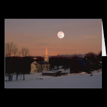 Moonrise Over Peacham cards