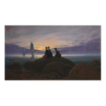 Moonrise over the Sea - Caspar David Friedrich Business Cards