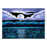 Moonrise over Wingaersheek 2 Greeting Cards