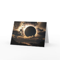 Moonshadow Greeting Card by digitalblasphemy Moonshadow Greeting Card