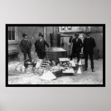 Moonshine Still IRS 1922 Print