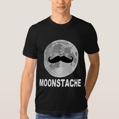 Moonstache  Moon & Mustache  Tee Shirt