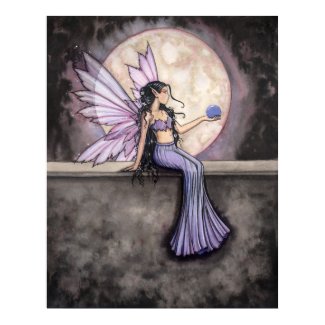 Moonstone Fairy Poster by Molly Harrison print