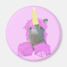 Moonstone the unicorn fridge magnets