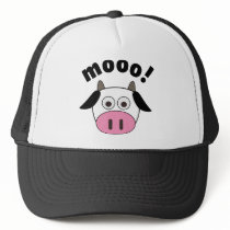 Mooo! Cow Mesh Hat