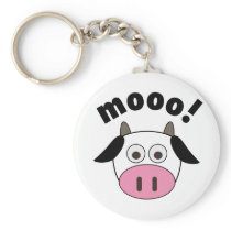 Mooo! Cow Key Chains