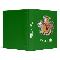 Mooooo Vinyl Binder