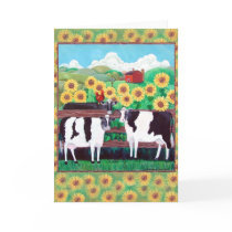 Moooooo Cows Greeting Cards by Dogartist Moooooo Cows Greeting Cards
