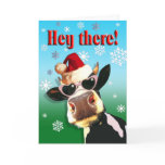 Mooootiful Christmas Cow cards