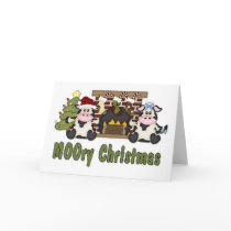 MOOORY Chirstmas Cow Christmas Tees, Gifts Cards