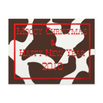 Moooy Christmas II Postcard