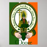 Moore Clan Motto Poster Print