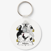 Moore Family Crest keychains by coatsofarms Moore Family Crest keychains