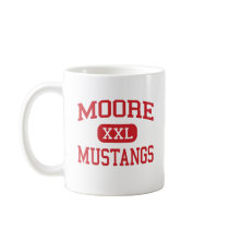 Moore - Mustangs - Middle School - Tyler Texas mugs