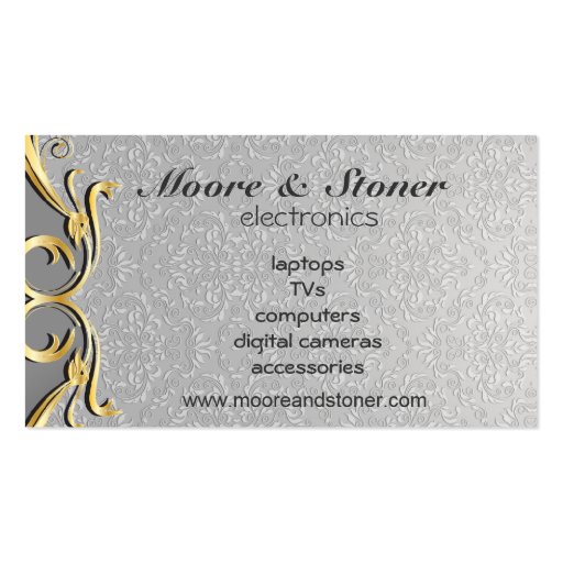 Moore & Stoner electronics Business Cards (front side)