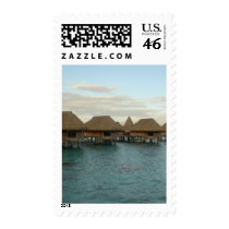 Moorea Huts at Dusk postage