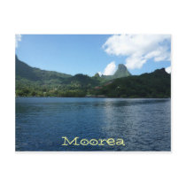 Moorea Island, French Polynesia. Postcard