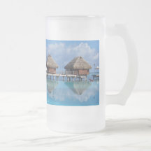 Moorea Mirror Frosted Glass Coffee Mugs