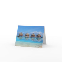 Moorea Mirror Note Card by kralld Moorea Mirror Note Card
