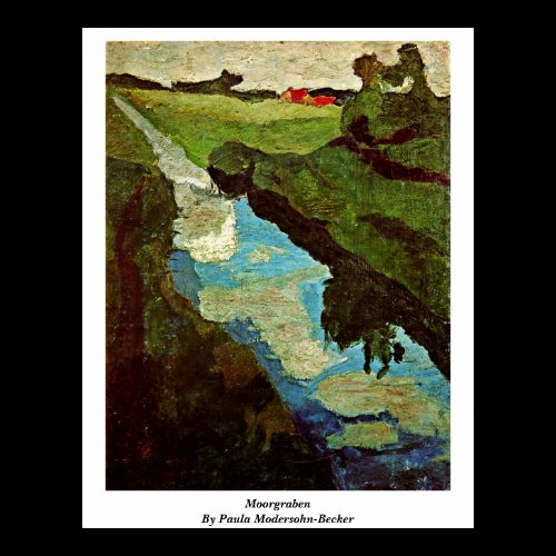 Moorgraben By Paula Modersohn-Becker Posters