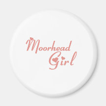 Moorhead Girl tee shirts Magnets