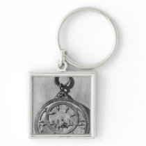 Moorish astrolabe, from Cordoba, 1054 Keychain