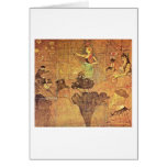Moorish Dance By Henri De Toulouse-Lautrec Greeting Cards
