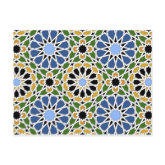 Moorish tile postcard