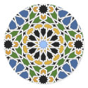 Moorish tile sticker