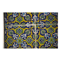 Moorish tile, The Alhambra, Granada, Spain posters