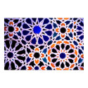 Moorish tile, The Alhambra, Spain posters
