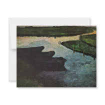 Moorkanal With Torfkähnen By Modersohn-Becker Custom Invite