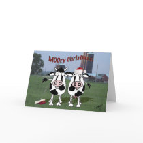 MOOry Christmas! Card