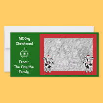 MOOry Christmas! Photo card. photo cards by graphicdoodles MOOry Christmas! Photo card. photo cards